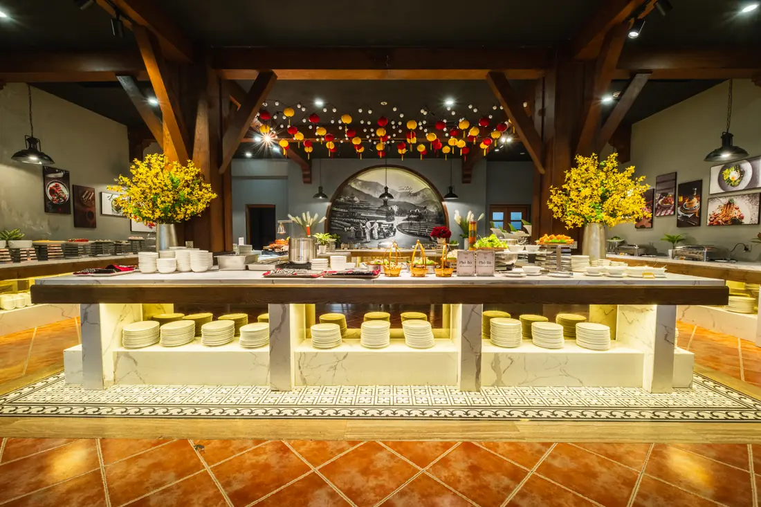 Buffet sáng – Venus Hotel Tam Đảo